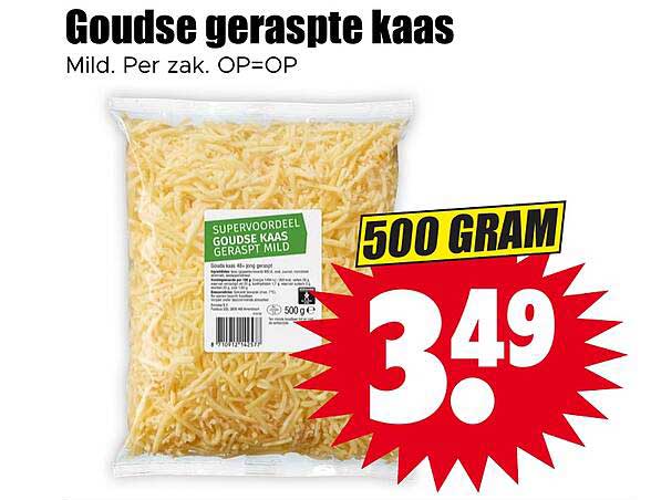 Goudse geraspte kaas
