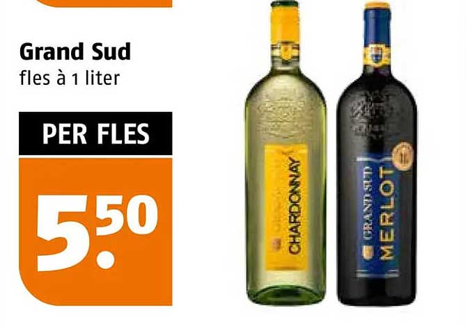 Grand Sud fles à 1 liter PER FLES