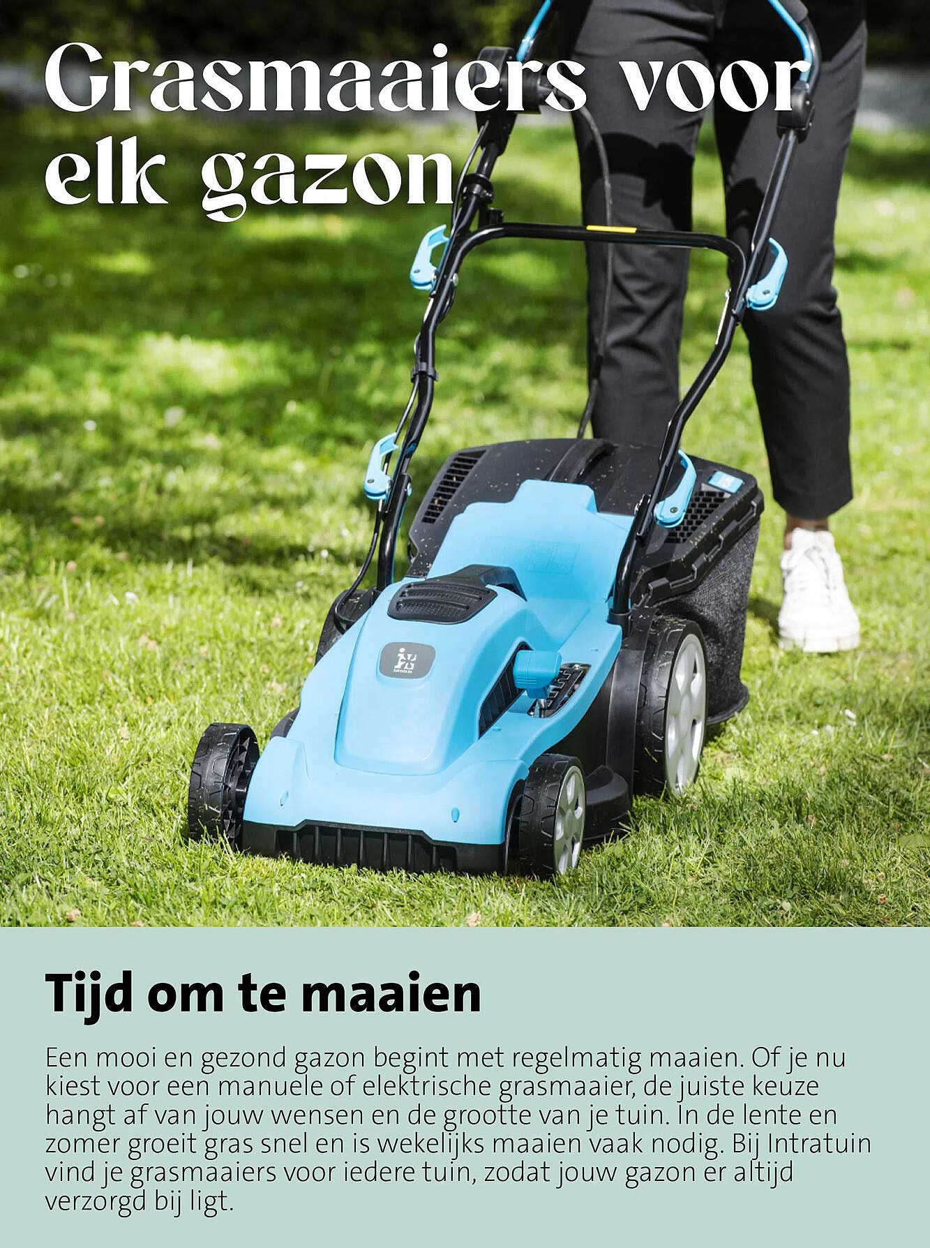 Grasmaaiers voor elk gazon