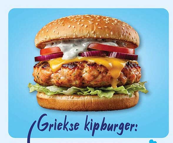 Griekse kipburger: