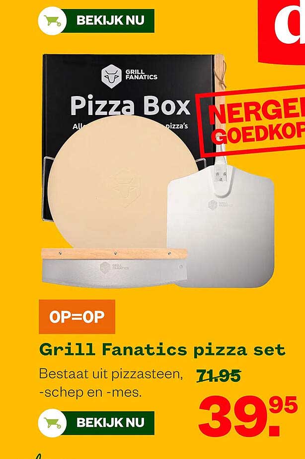 Grill Fanatics pizza set OP=OP