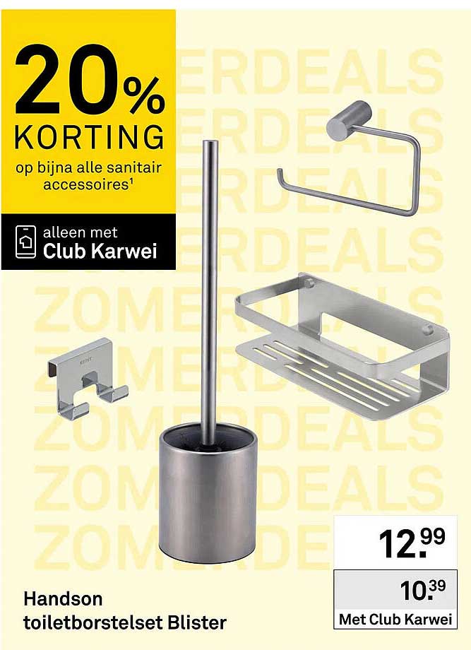 Handson toiletborstelset Blister