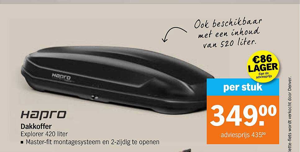 Hapro Dakkoffer Explorer 420 liter