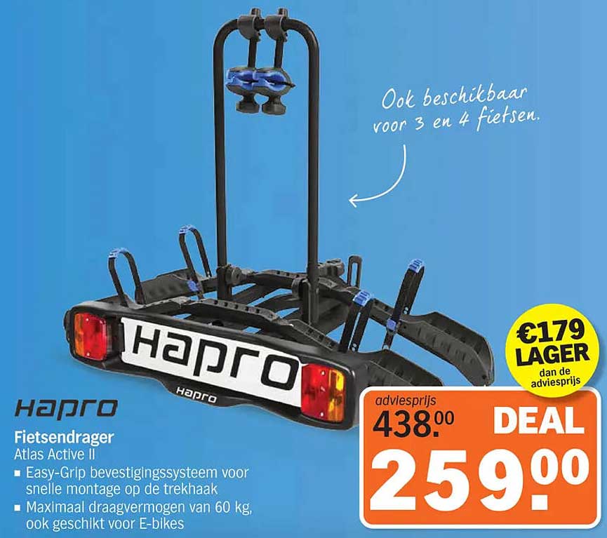 Hapro Fietsendrager Atlas Active II