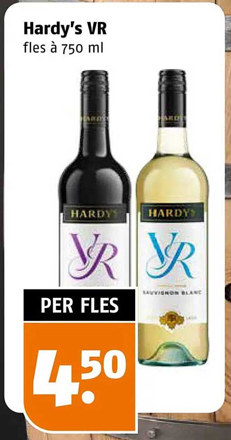 Hardy’s VR fles à 750 ml PER FLES