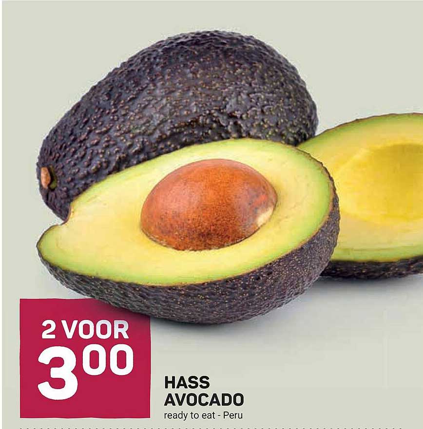 HASS AVOCADO ready to eat - Peru 2 VOOR 3,00