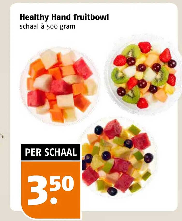 Healthy Hand fruitbowl schaal à 500 gram