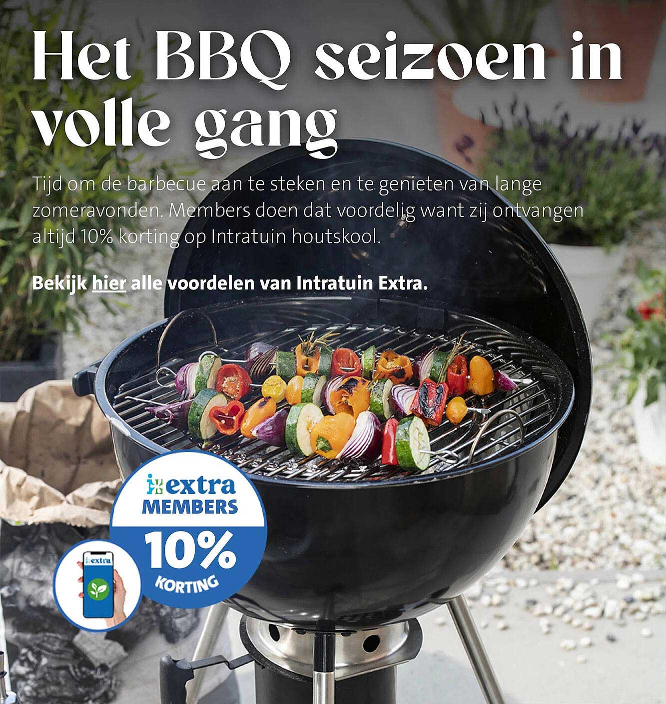 Het BBQ seizoen in volle gang