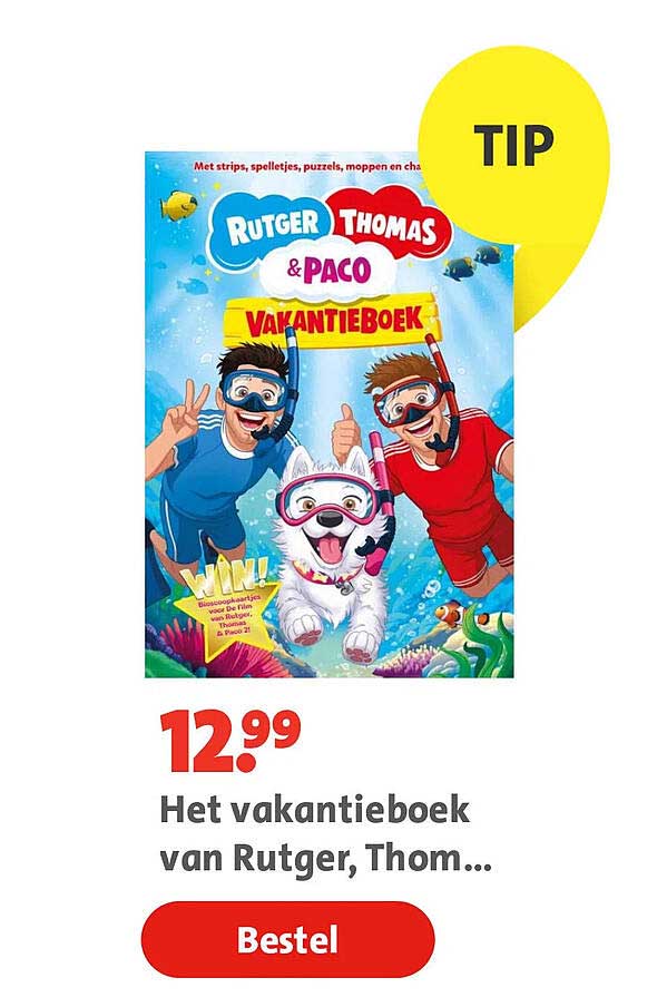 Het vakantieboek van Rutger, Thom...