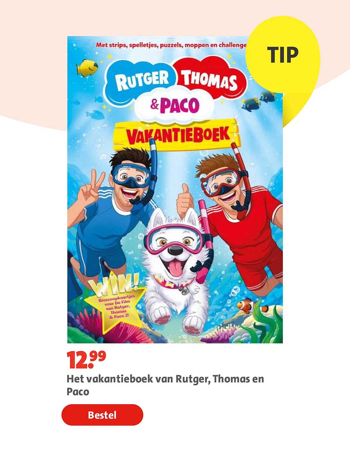 Het vakantieboek van Rutger, Thomas en Paco