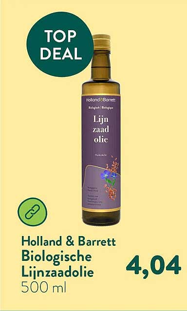 Holland & Barrett Biologische Lijnzaadolie 500 ml