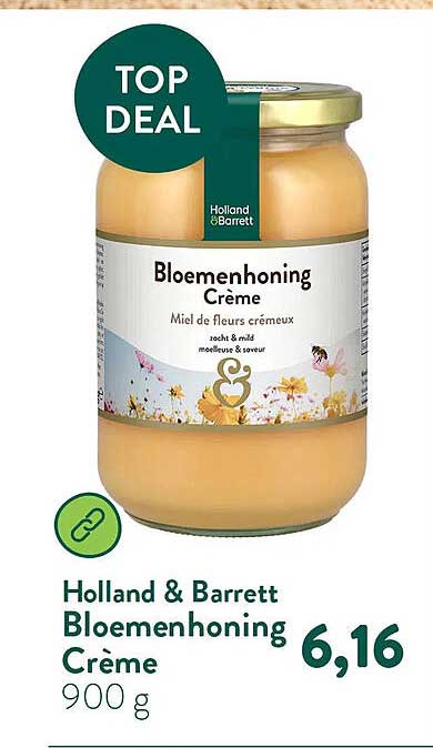 Holland & Barrett Bloemenhoning Crème