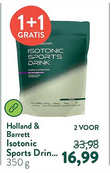 Holland & Barrett Isotonic Sports Drin... 350 g 1+1 GRATIS
