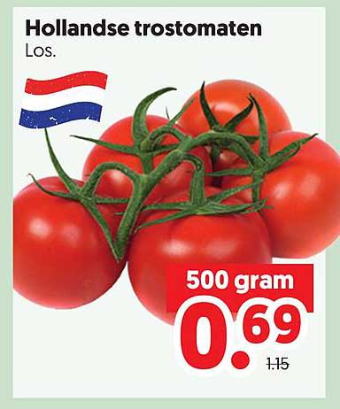 Hollandse trostomaten Los.