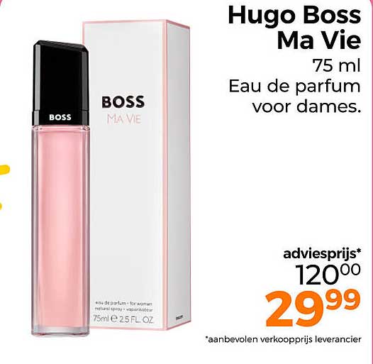 Hugo Boss Ma Vie 75 ml Eau de parfum voor dames.