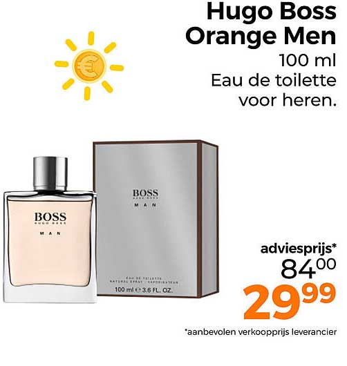 Hugo Boss Orange Men 100 ml Eau de toilette voor heren.