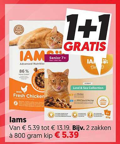 Iams 1+1 GRATIS