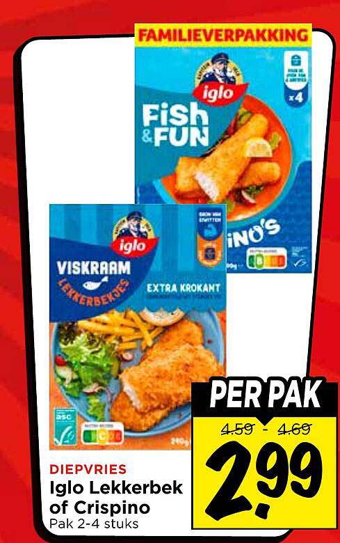Iglo Lekkerbek of Crispino