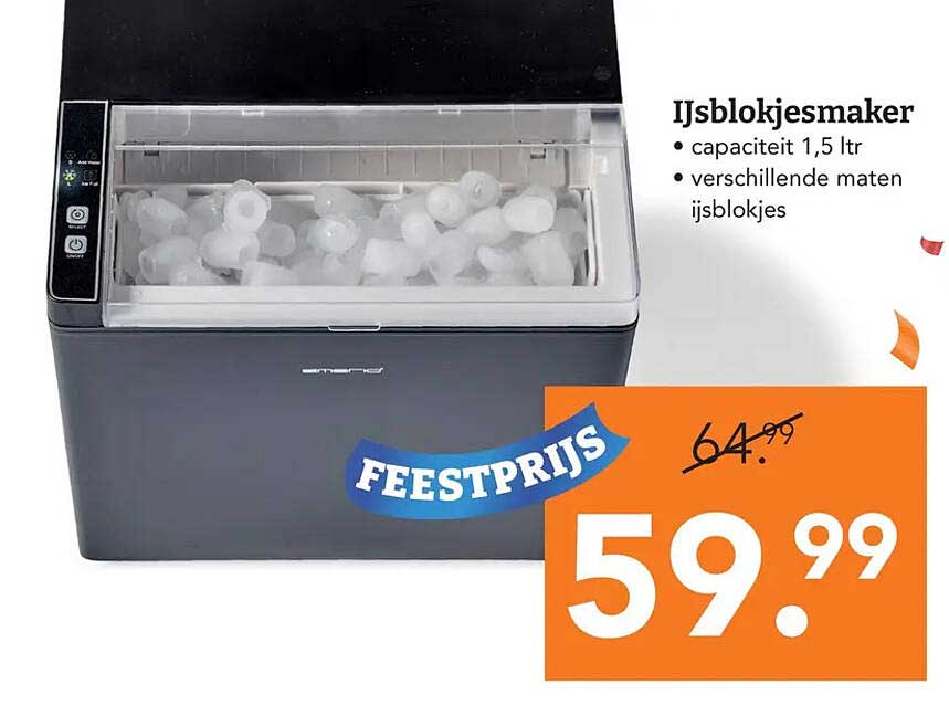 Ijsblokjesmaker FEESTPRIJS