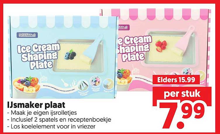 IJsmaker plaat