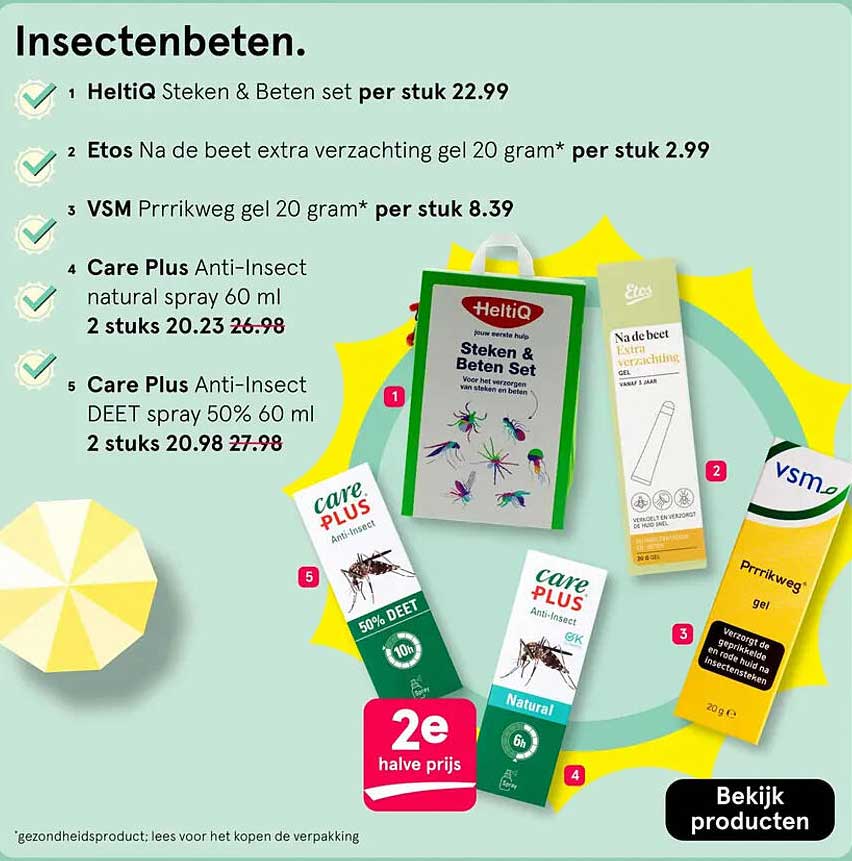Insectenbeten.