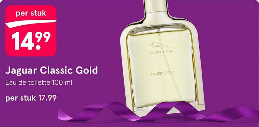 Jaguar Classic Gold Eau de toilette 100 ml