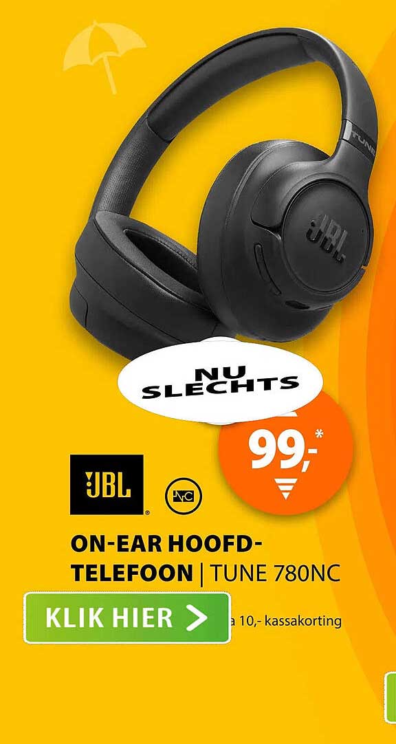 JBL ON-EAR HOOFD-TELEFOON | TUNE 780NC