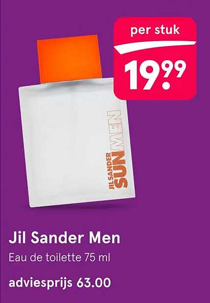 Jil Sander Men Eau de toilette 75 ml