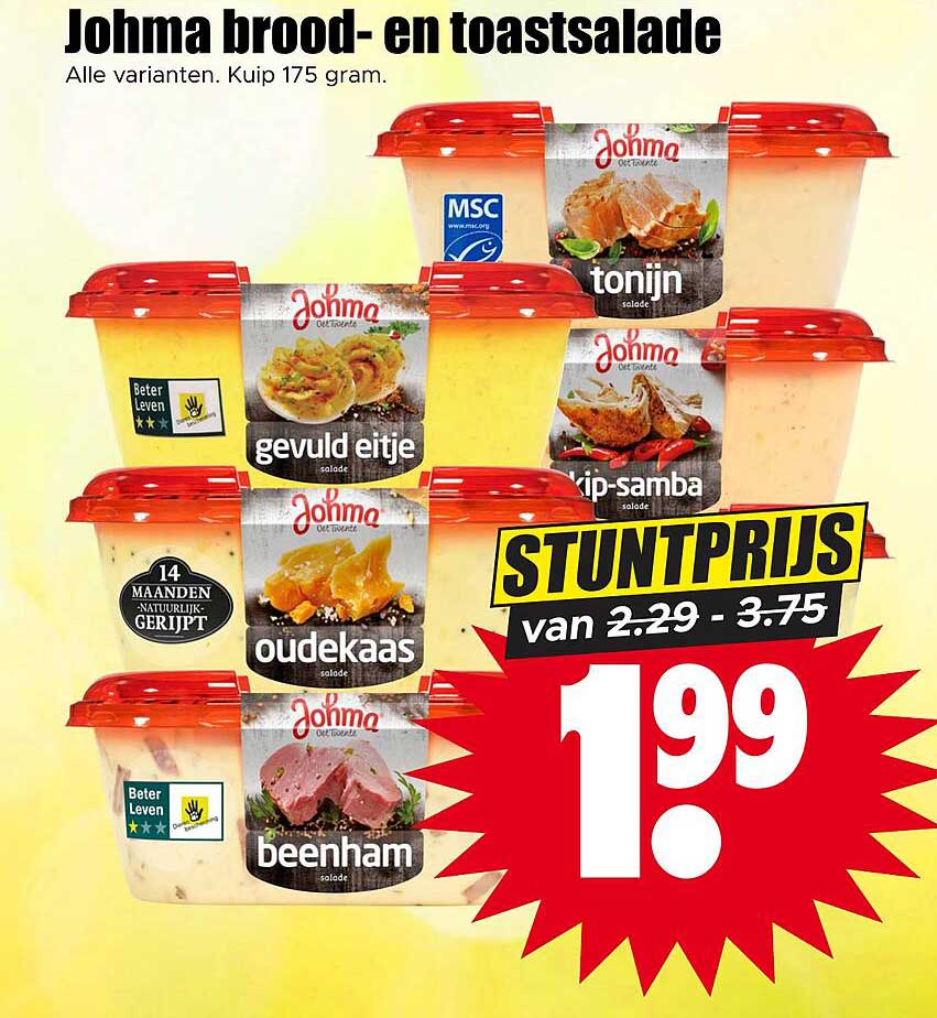 Johma brood- en toastsalade