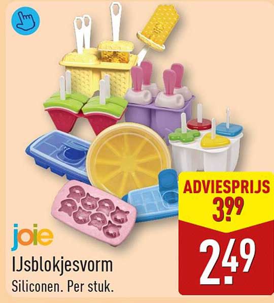 Joie IJsblokjesvorm Siliconen. Per stuk.
