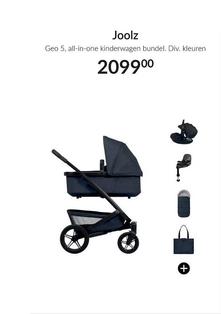 Joolz Geo 5, all-in-one kinderwagen bundel. Div. kleuren