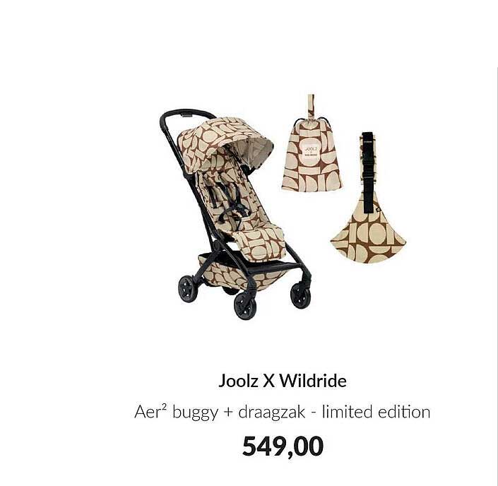 Joolz X Wildride Aer² buggy + draagzak - limited edition