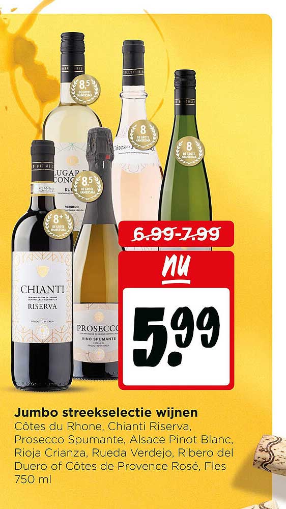 Jumbo streekselectie wijnen