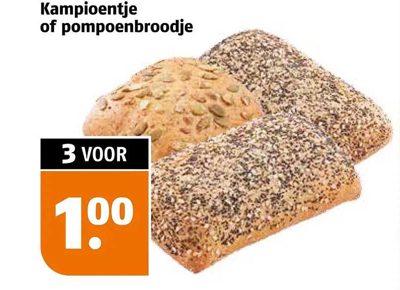 Kampioentje of pompoenbroodje