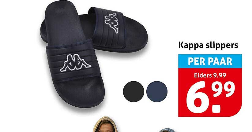 Kappa slippers PER PAAR