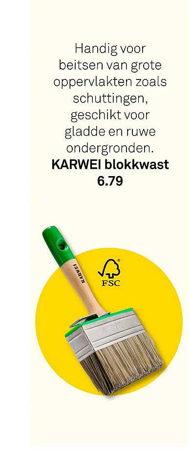 KARWEI blokkwast