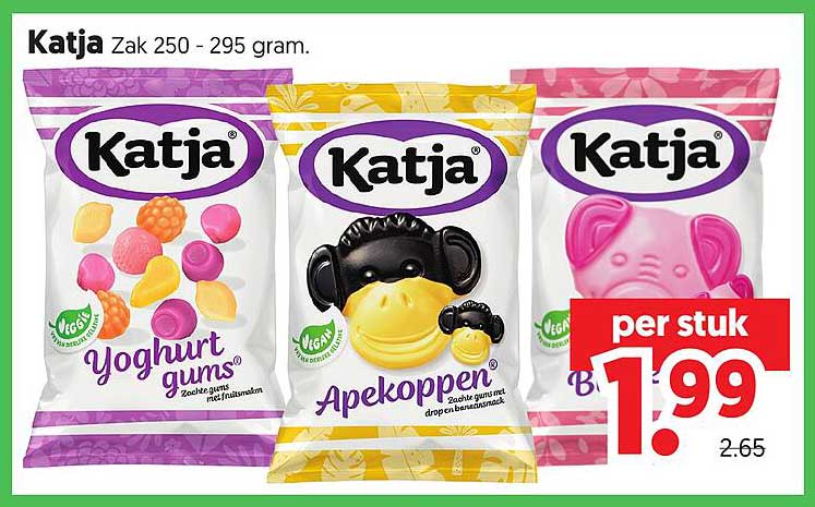 Katja Zak 250 - 295 gram per stuk