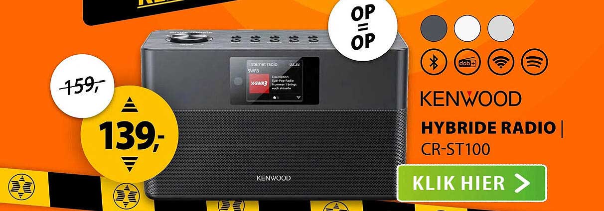 KENWOOD HYBRIDE RADIO | CR-ST100