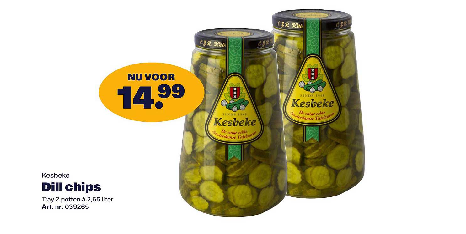 Kesbeke Dill chips