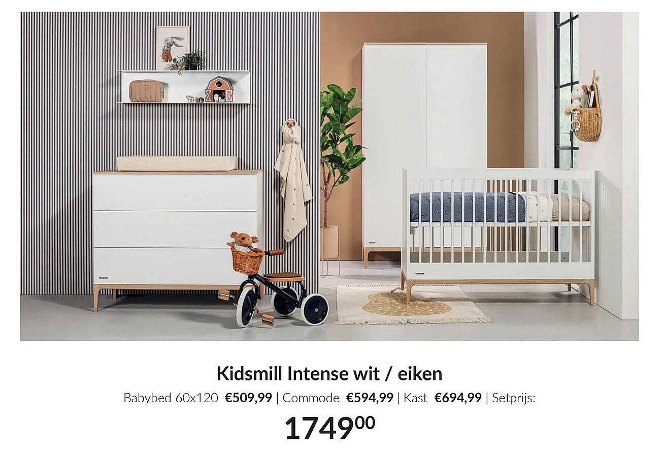 Kidsmill Intense wit / eiken