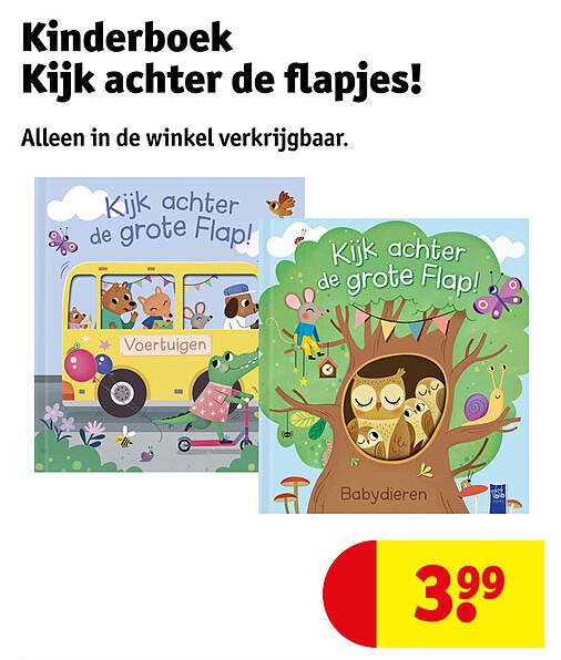 Kinderboek Kijk achter de flapjes!