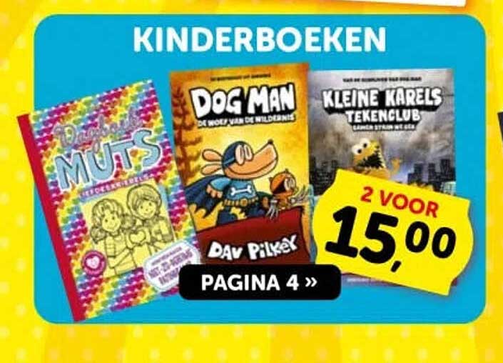 KINDERBOEKEN 2 VOOR 15,00