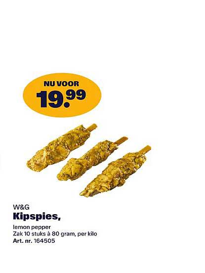 Kipspies, lemon pepper