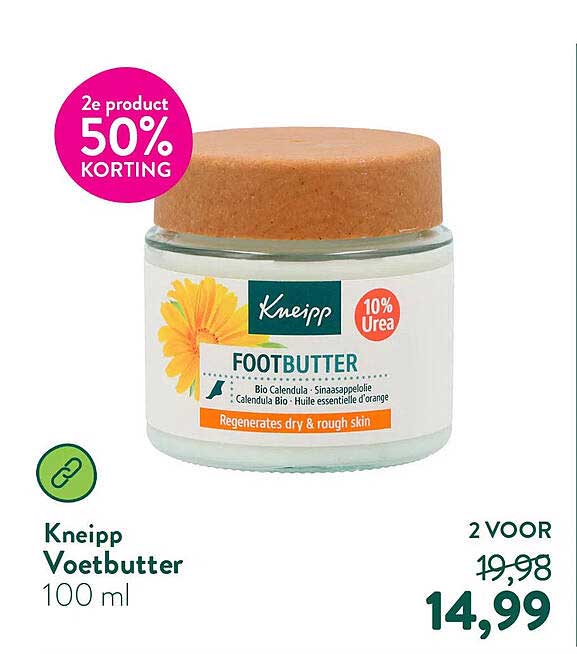 Kneipp Voetbutter 100 ml 2e product 50% KORTING