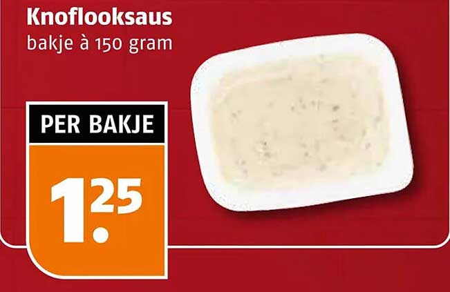 Knoflooksaus bakje à 150 gram