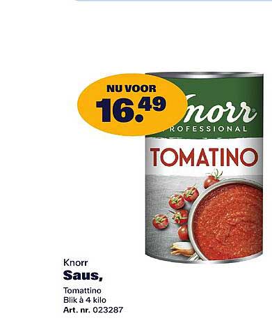 Knorr Saus, Tomatino
