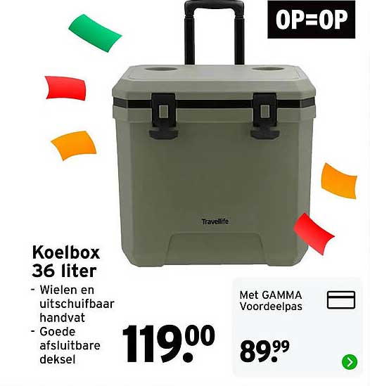 Koelbox 36 liter OP=OP