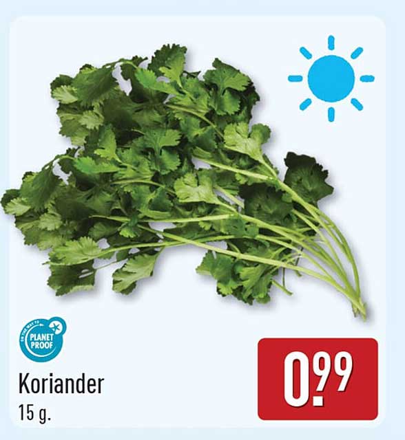 Koriander 15 g.