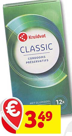 Kruidvat Classic Condooms Préservatifs