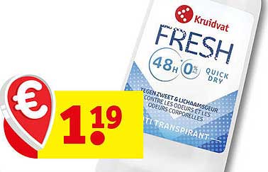Kruidvat Fresh 48h deodorant